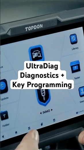 The TOPDON UltraDiag offers diagnostics and 🔑 key programming in a compact and affordable package