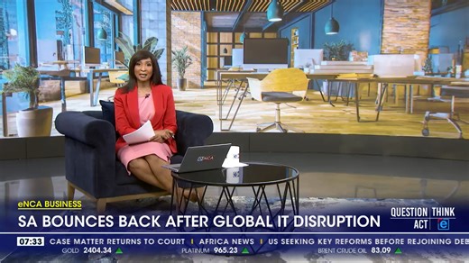 4.6K views · 43 reactions | Services of South African financial institutions Capitec Bank and Absa, along with airline Airlink, have been fully restored. This comes in the wake of a global IT disruption early Friday morning that affected computer systems worldwide. #DStv403 #eNCA #QuestionThinkAct #TheSouthAfricanMorning | eNCAnews | Facebook