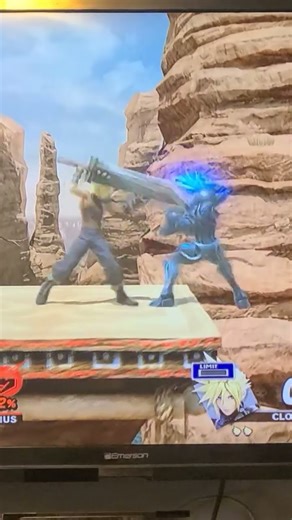 Dark samus Spikes Cloud twice #smashbrosultimate