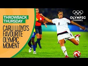 Carli Lloyd re-lives THAT extra-time gold medal winning goal | Throwback Thursday