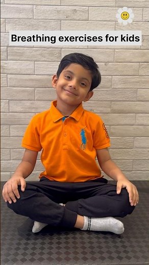 Easy breathing exercises for kids.. #kidshealth #breathingexercises #kidsyoga #kidsyogavideos