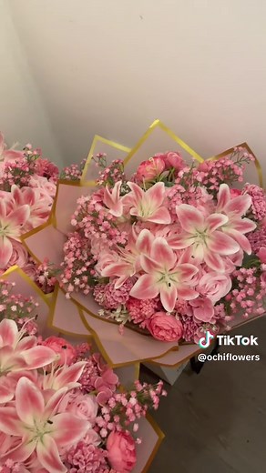 Triplet Flower Bouquet Ideas with Roses & Lilies