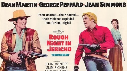 Rough Night in Jericho 1967 with Jean Simmons and Dean Martin