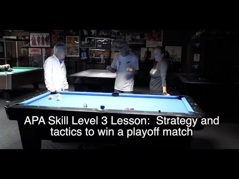 APA skill level 3 lesson: Strategy and tactics to win playoffs