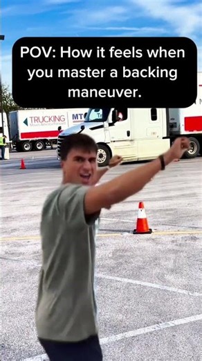 POV: You Finally Master Backing | CDL Training #cdltraining #cdlschool #shorts