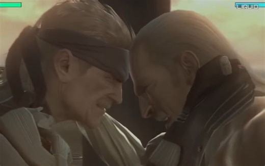 【潜龙谍影4】【1080P】最终boss战 完整版- Old Snake V.S Liquid Ocelot