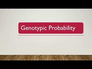 Calculating Genotype Probability