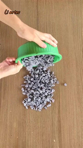 #art artesanato com brita