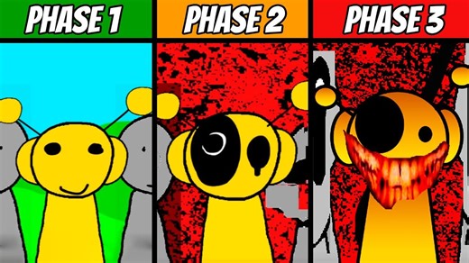 Incredibox Sprunked - 第 1 阶段 VS 第 2 阶段 VS 第 3 阶段！