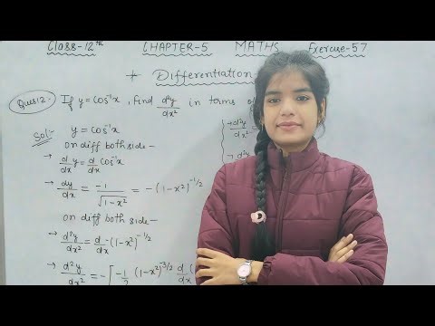 Class 12 Chapter5|#Differentiation Exercise 5.7(Q11 to Q12)✨|Important Questions 💫| By Komal Ma'am