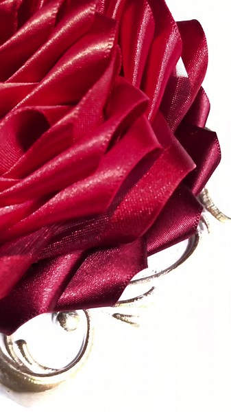 一輪 ローズメリア #リボンローズ #リボンローズの作り方 #nastrose #枯れない花 #プレゼント #ベビーシャワー #ウェディング #冠婚葬祭 #仏花 #ローズメリア