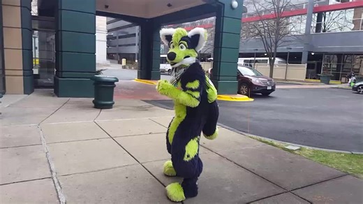 Guy Dresses Up as Alien Kangaroo for Furry Fandom