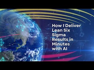 How to Automate Lean Six Sigma Deliverables with AI – SigmaGPT Prompt Kit Explained
