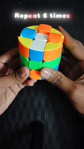 “When the circle cube solves itself 🔥 | Barrel cube magic!”#shorts