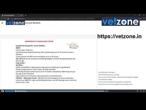 Animal Models in Cancer Research - VetZone Webinar