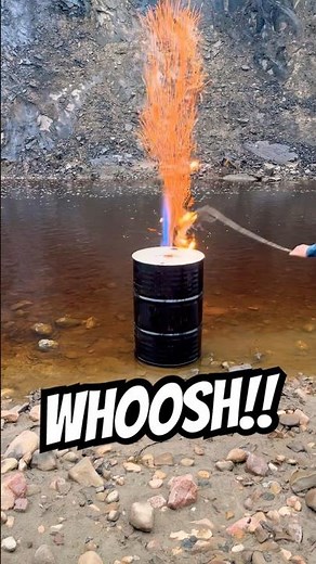 Whoosh Bottle on Steroids: Giant Barrel Whooshes! 🔥