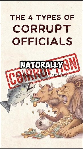 THE 4 TYPES OF CORRUPT OFFICIALS #shorts