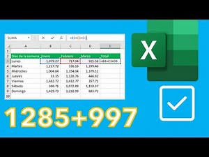 ¿Cómo sumar en excel? Diferentes métodos