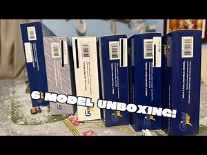 6 model aircraft unboxing!