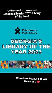 Cobb County Public Library on Reels | Facebook