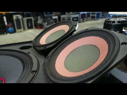 THE LINE ARRAY INSIDE - HOW TO GET 16 OHMS IMPEDANCE IN A CABINET - SPEAKERS CONNECTED IN SERIES