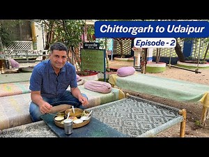 EP 2- Chittorgarh to Udaipur | Rabri Malpua, Sanwaliya Seth temple, Daal Baati at Sharma Bhojnalaya