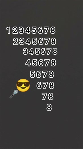 1 2 3 4 5 6 7 8 challenge test and try now 😜