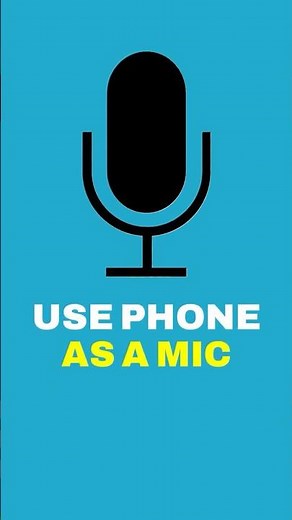 How to Use Phone as a Mic on PC or Laptop