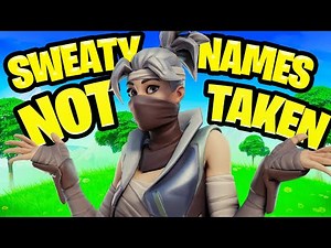 Sweaty Things To Put In Your Fortnite Name (Username Ideas)