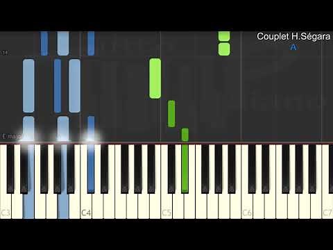 Andrea Bocelli & Hélène Ségara - Vivo per lei (Piano facile)