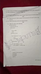 second mid term test computer science 2025-26