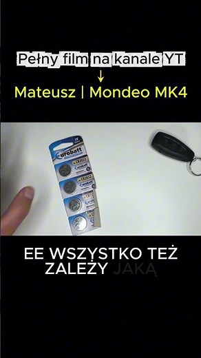 What Battery Fits the Ford Mondeo MK4 Key?