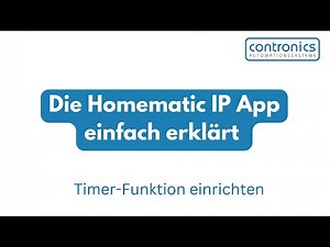 Homematic IP | Timer-Funktion der neuen HCU: Push-Nachricht bei geöffnetem Fenster nach 10 Minuten