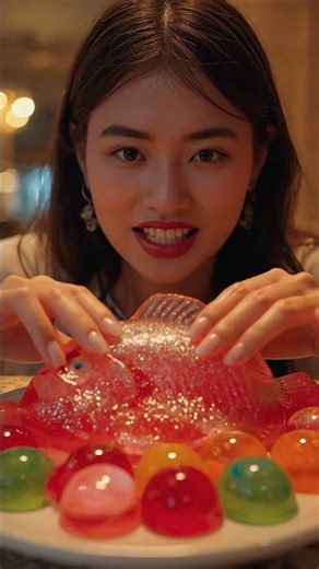 This Giant Jelly Tuna Is So Squishy! #mukbang #tingles #eating #relaxing #food