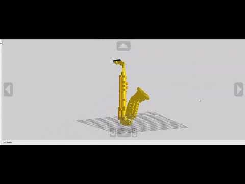Brickin' Jazz: Crafting a LEGO Saxophone Masterpiece!