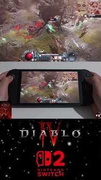 DIABLO 4 Switch 2: Handheld Performance First Look