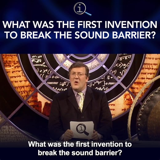 646K views · 10K reactions | What was the first invention to break the sound barrier? | QI - Quite Interesting | Facebook