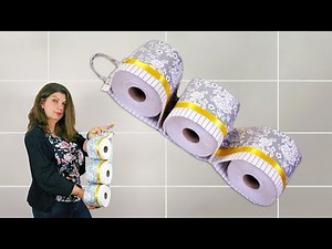 How to Sew a 3 Roll Toilet Paper Holder [the Easiest Way]