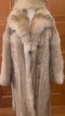 Vintage 1960’s Thick Full Coyote Fur Coat With Matching Hat - Ladies Size Small - Etsy