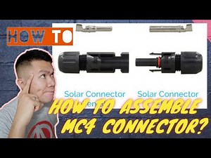 HOW TO ASSEMBLE MC4 CONNECTOR ? SIMPLE STEPS / SOLAR PANEL / HOW TO INSTALL / CRIMP / PV CABLE WIRE