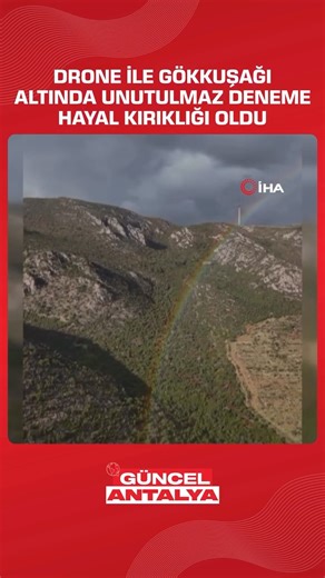 Güncel Antalya on Instagram: "İzmir’de yaşayan dron pilotu, Karaburun yolunda karşılaştığı gökkuşağının içinden geçme hayalini gerçekleştirmek için dronunu havalandırdı. Sonuç beklediği gibi hayal kırıklığıyla sonuçlanırken, dron pilotu sonucu bilmesine rağmen çocukluk hayalini denediğini söyledi."