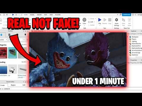 POPPY PLAYTIME CHAPTER 5 ( IN UNDER ONE MINUTE 🤩) IN ROBLOX STUDIO *2026*