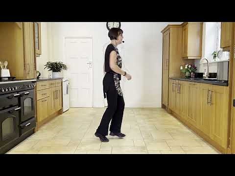 Gives Me Shivers line dance demo and instruction with music