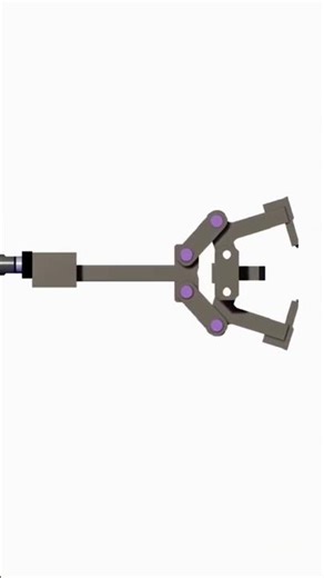 Interlocking clamping mechanism #mechanism #mechanical #machine #cad