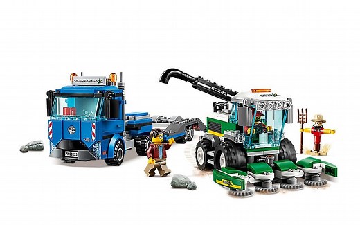乐高 LEGO 60223 城市系列 收割机运输车 2019速拼评测