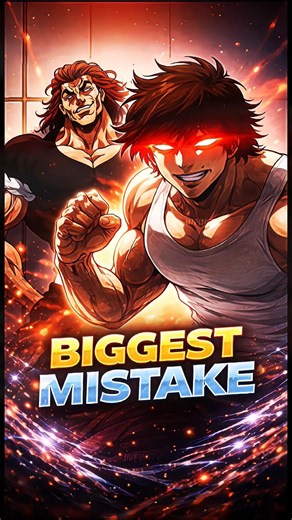 OMG Yujiro Hanma's Biggest Mistake Ever Baki shoked 😱 #shorts #short #anime