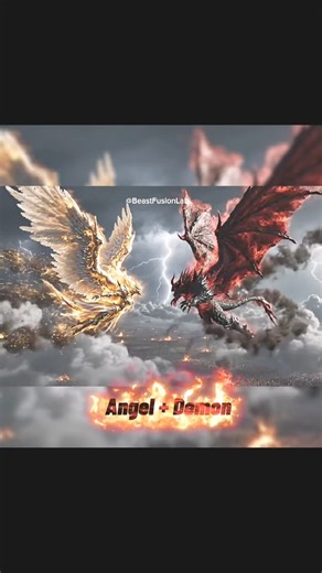 🔥 The Ultimate Fusion is Here! Angel + Demon = God-Level Hybrid! 🔥 #beastfusionlab