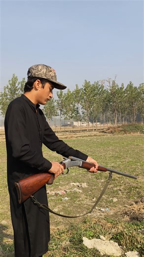 First Time Handling a Shotgun!