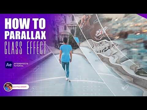 HOW TO PARALLAX GLASS EFFECT | AFTER EFFECTS TUTORIAL