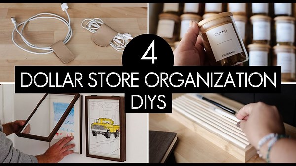 AMAZING Dollar Store Organization Ideas